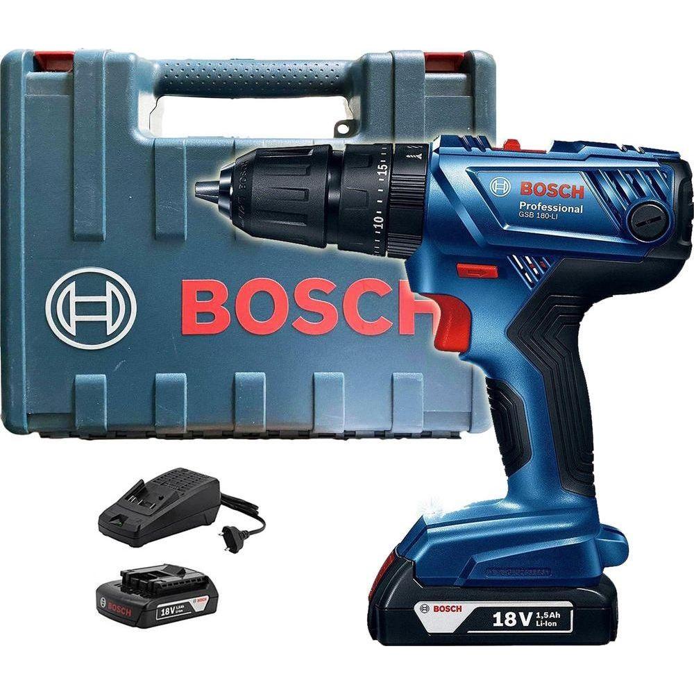 Bosch GSB 180-Li Cordless Hammer Drill 3/8 Bosch GSB 180-Li Cordless Hammer Drill 3/8